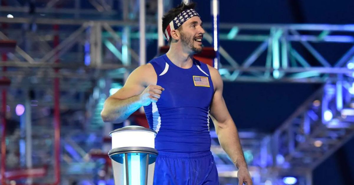 American Ninja Warrior's Drew Drechsel celebrating