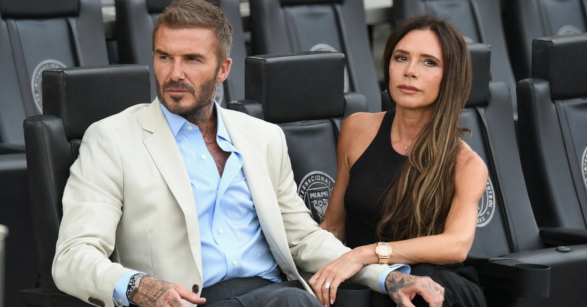 David and Victoria Beckham watch Lionel Messi of Inter Miami CF play against Atlanta United