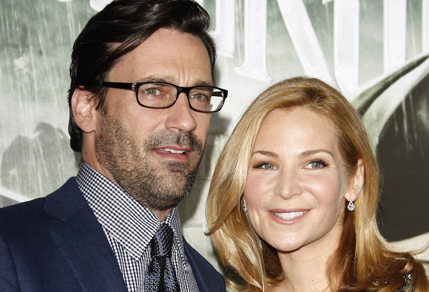 Jennifer Westfeldt and Jon Hamm