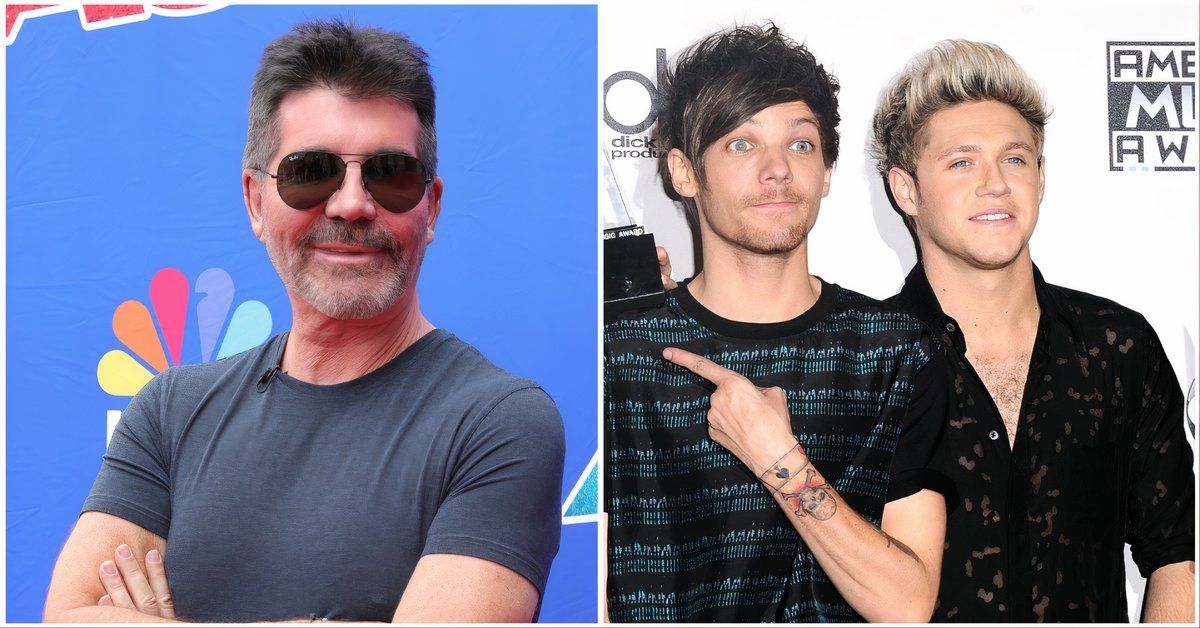 Simon Cowell, Louis Tomlinson, Niall Horan