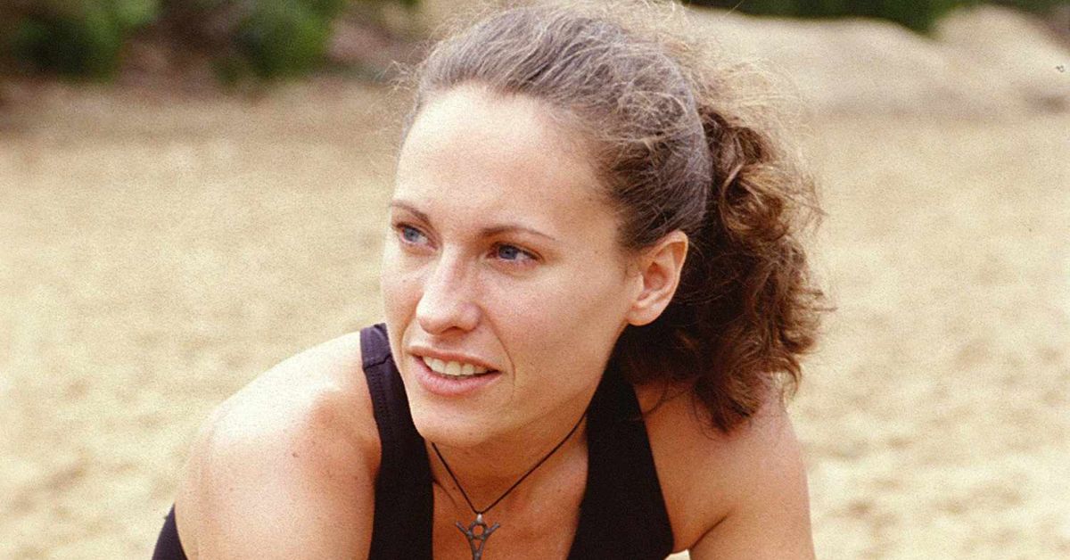 Survivor's Jerri Manthey looking annoyed