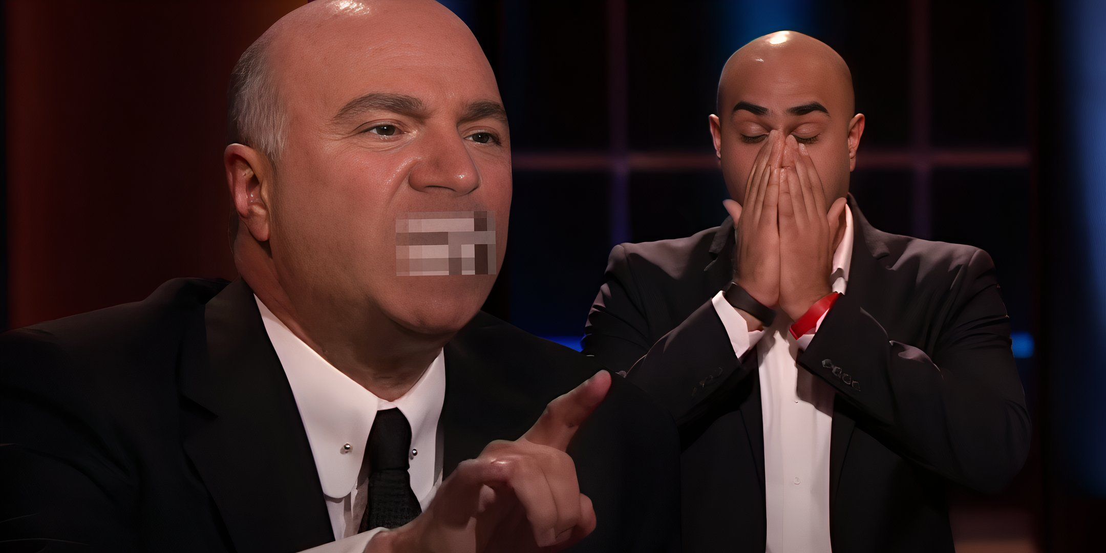 Kevin O'Leary visibly status during a disagreement with a Shark Tank contestant after his estimation was abused on TV