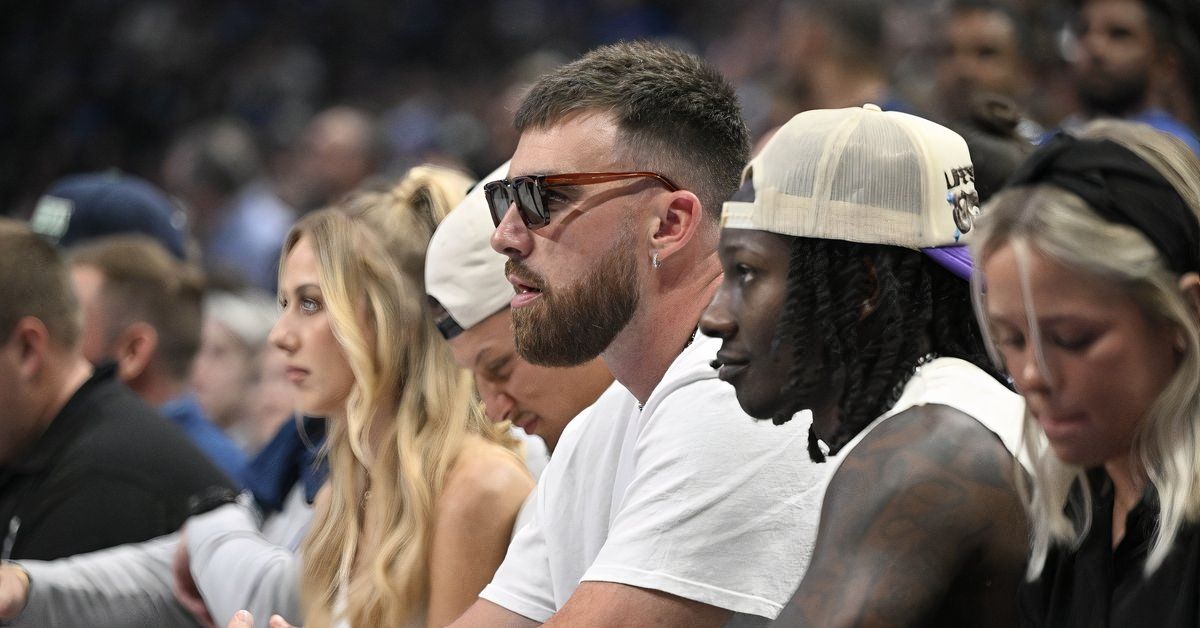 Travis Kelce Dallas Mavericks and the Minnesota Timberwolves game