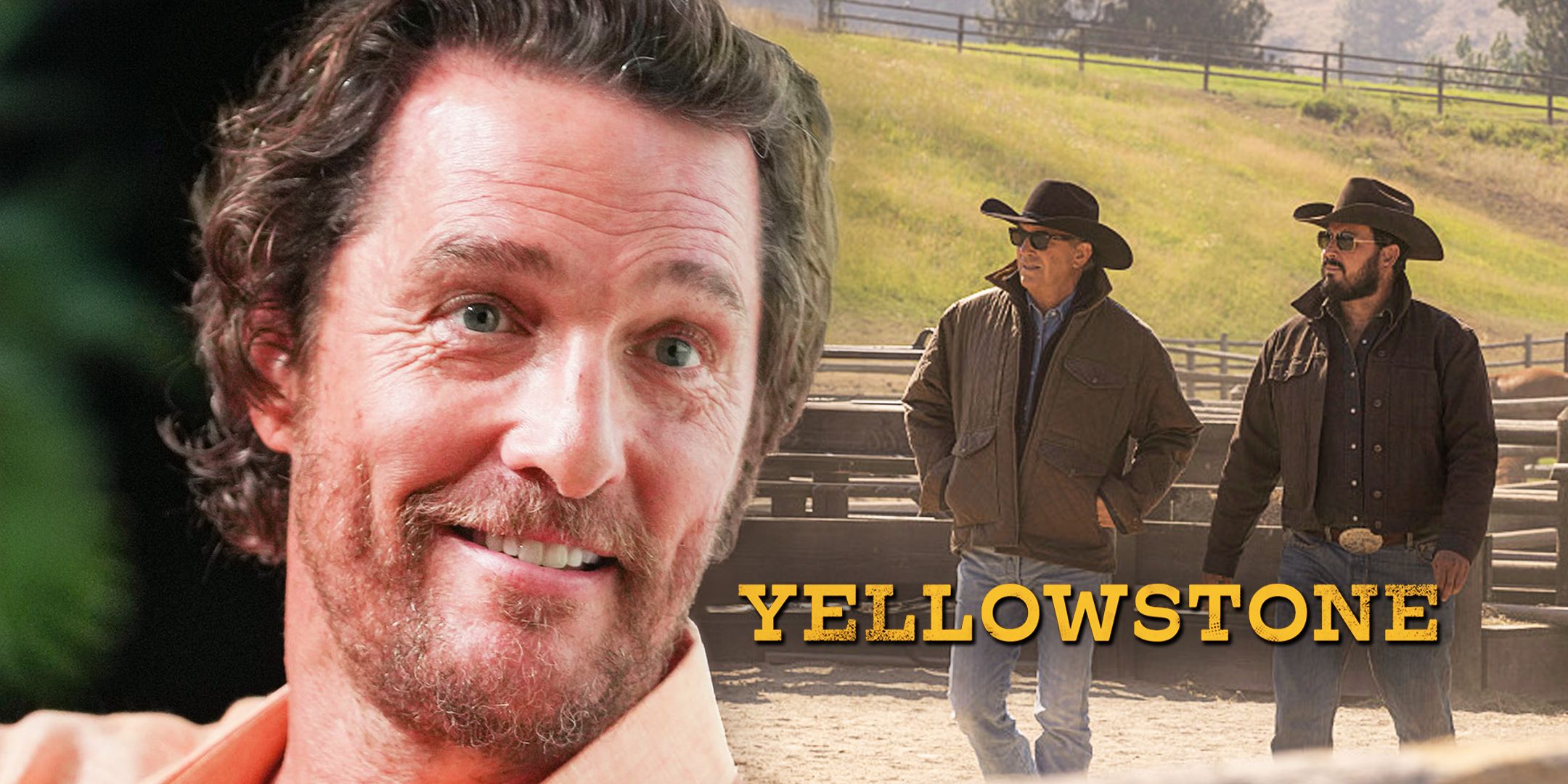 Matthew McConaughey and Yellowstone scene