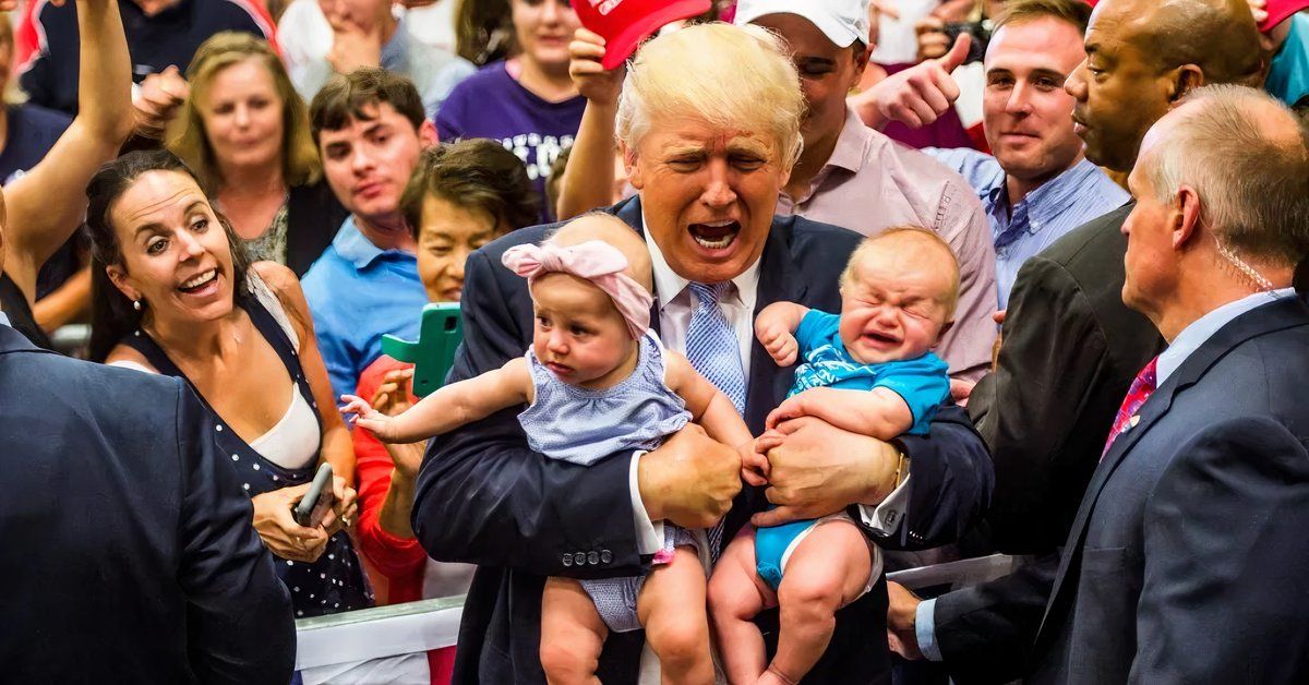 Donald Trump and babies