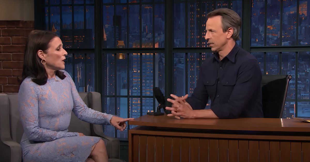 Fans Praised Julia Louis-Dreyfus For Being Relatable With Seth Meyers  Despite Her Billionaire Status