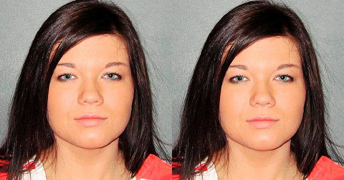 Amber Portwood's mug shot from Teen Mom