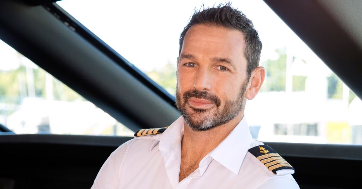 Below Deck Down Under's Captain Jason Chambers looking serious