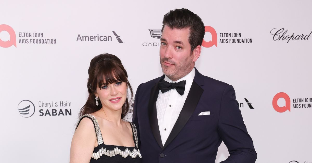 Jonathan Scott y Zooey Deschanel son todo sonrisas