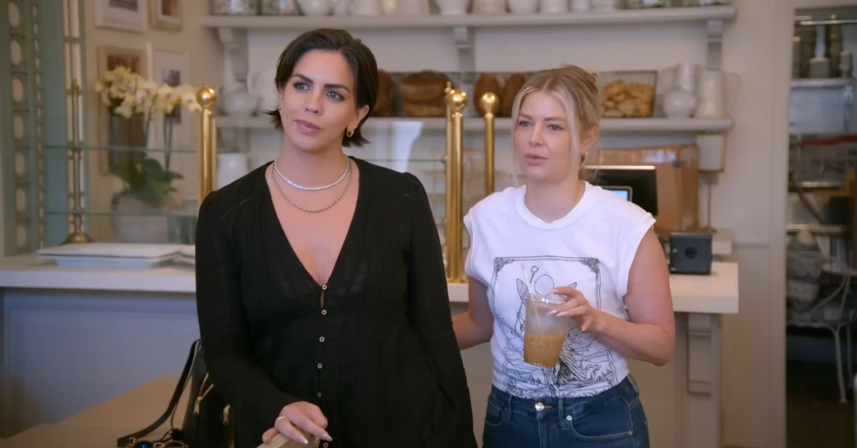 Katie Maloney and Ariana Madix inside their shop