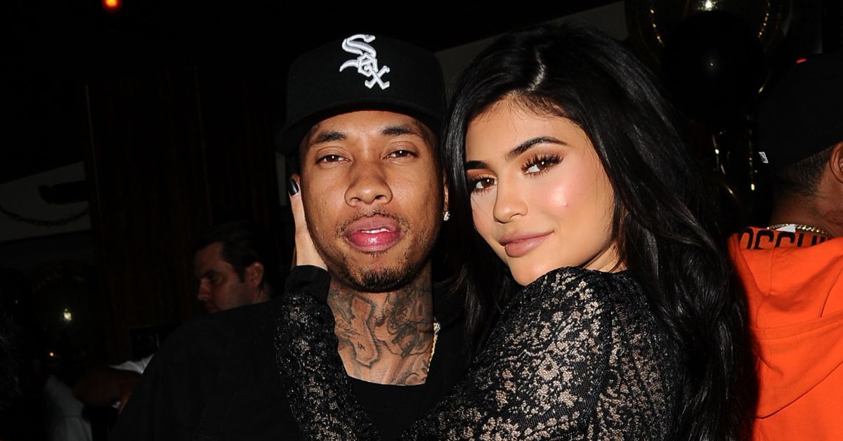 Kylie Jenner y Tyga posan