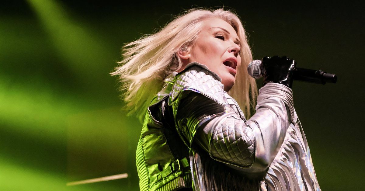 Kim Wilde live at a concert of her “Here Comes the Alien” tour at the Capitol