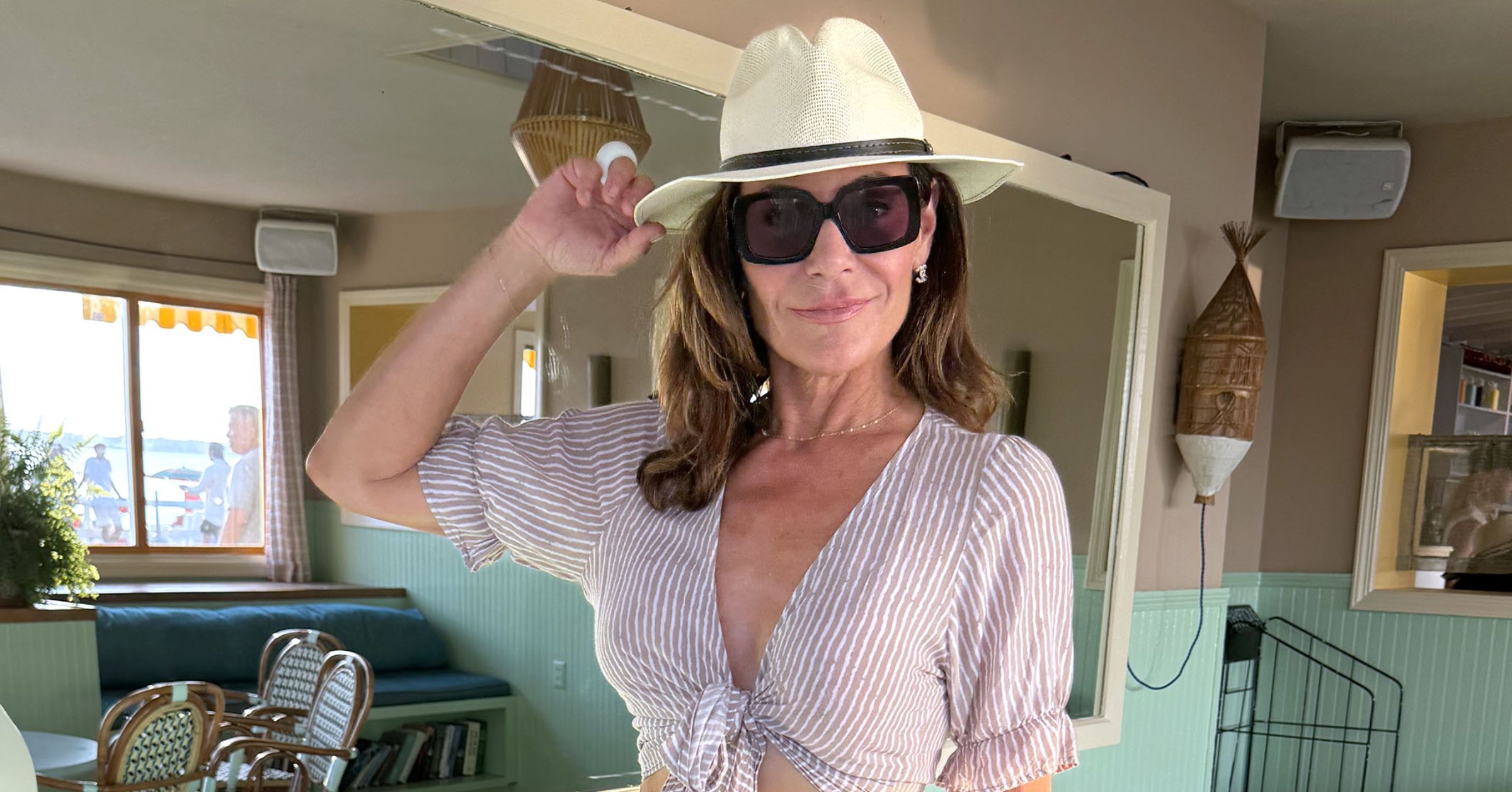 Luann de Lesseps en Shelter Island