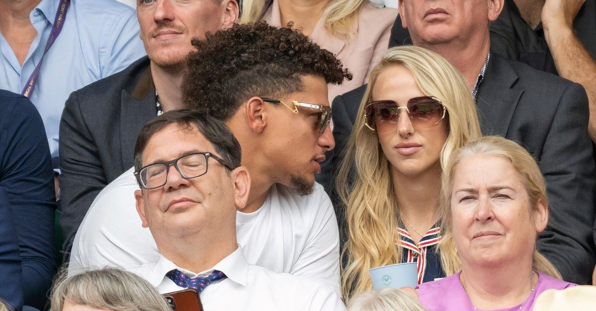 Patrick and Brittany Mahomes, Wimbledon Tennis Championships - Day 5