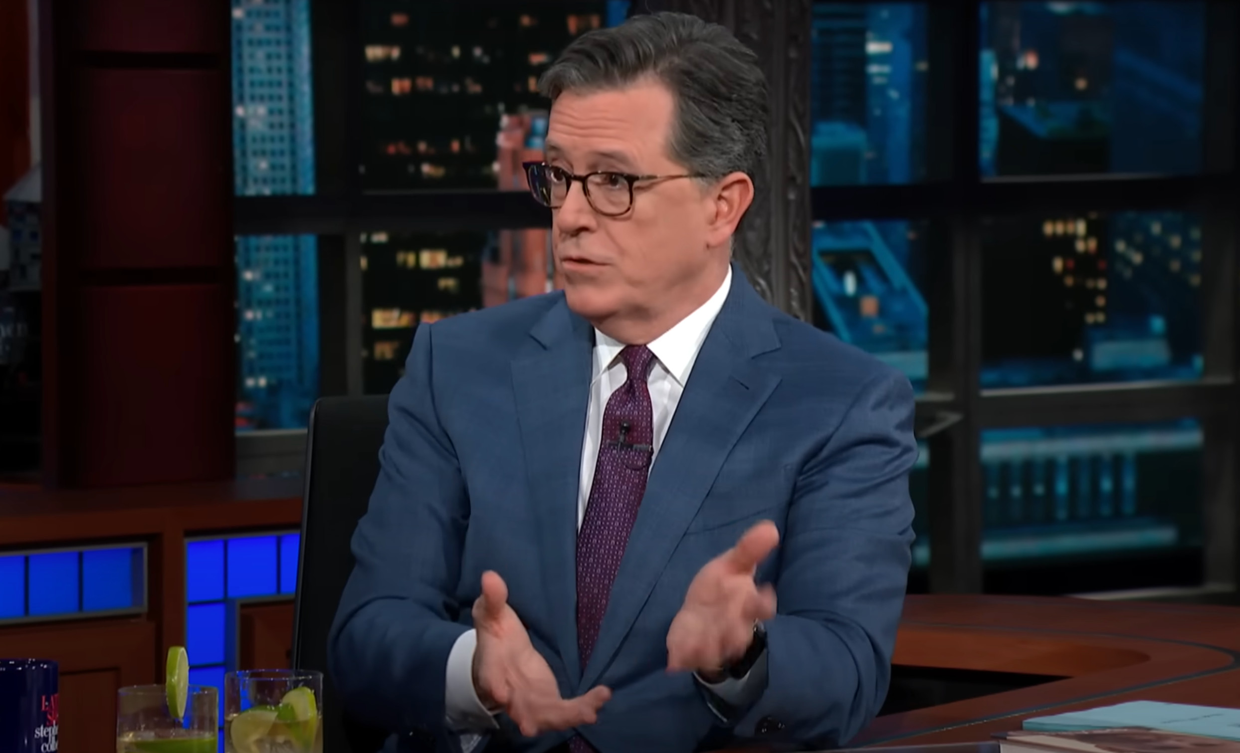 Fans Noticed Stephen Colbert's Guest Losing His Cool After The Host ...