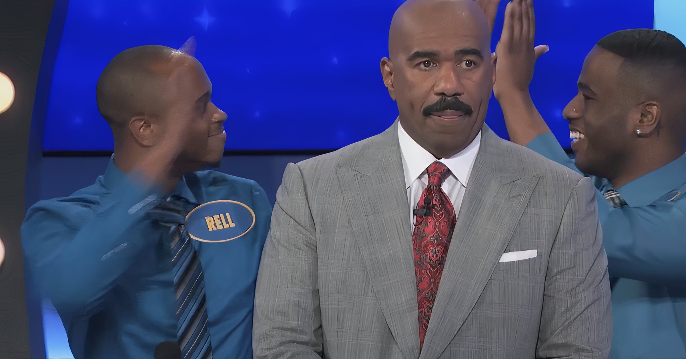 Steve Harvey Pat Sajak 