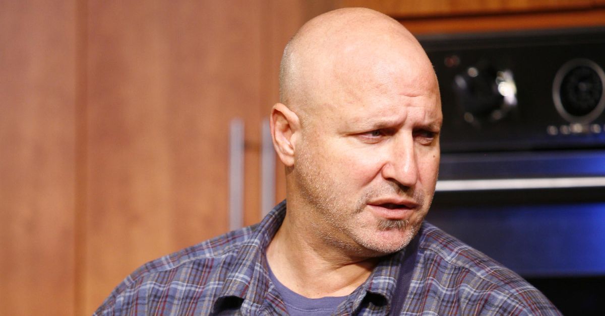 Top Chef's Tom Colicchio looking upset