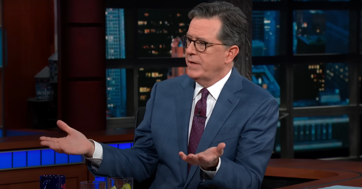 Fans Noticed Stephen Colbert's Guest Losing His Cool After The Host ...