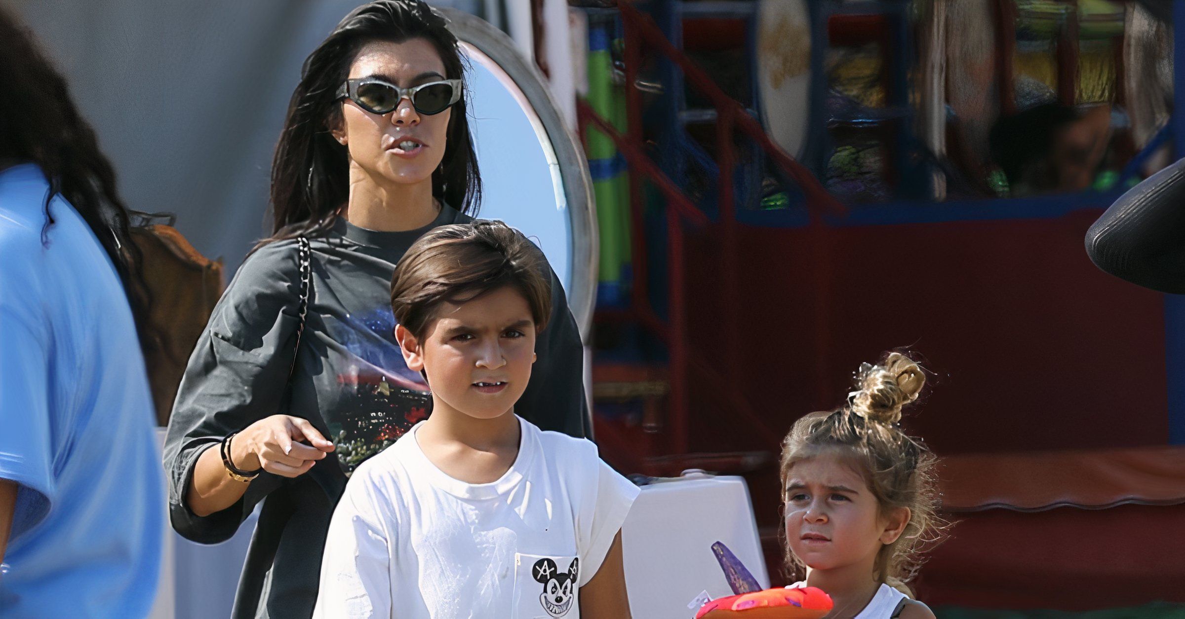 Kourtney Kardashian, Mason Disick, Penélope Disick