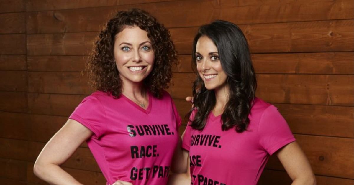 Foto promocional de la superviviente de The Amazing Race de Corinne Kaplan y Eliza Orlins