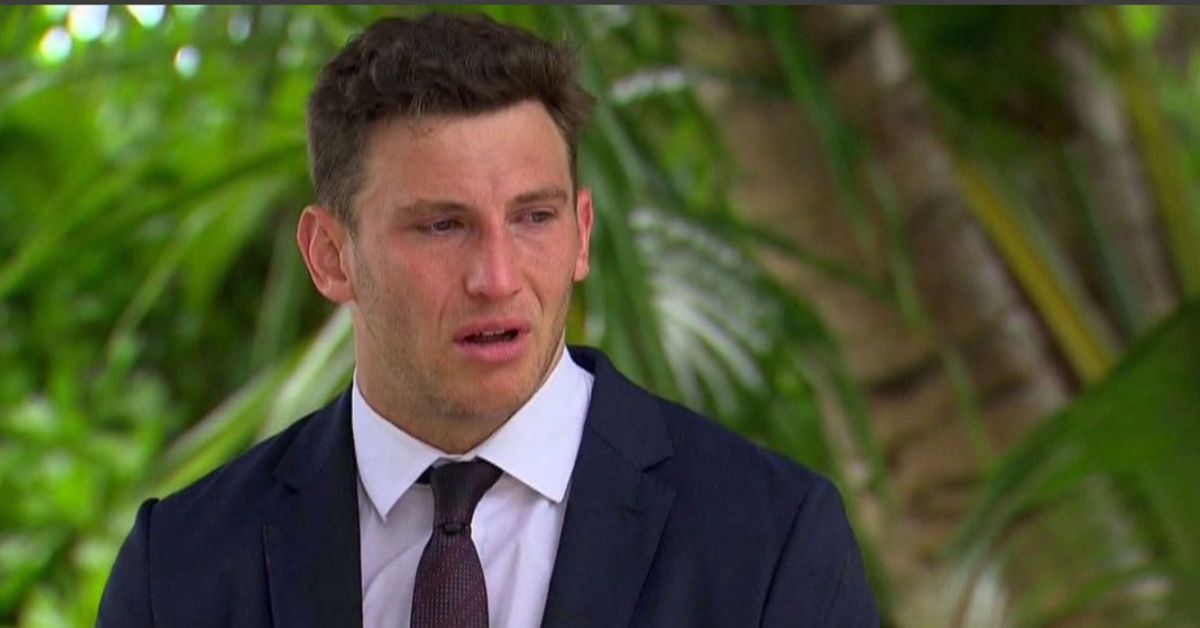 The Bachelorette's Blake Horstmann looking devastated