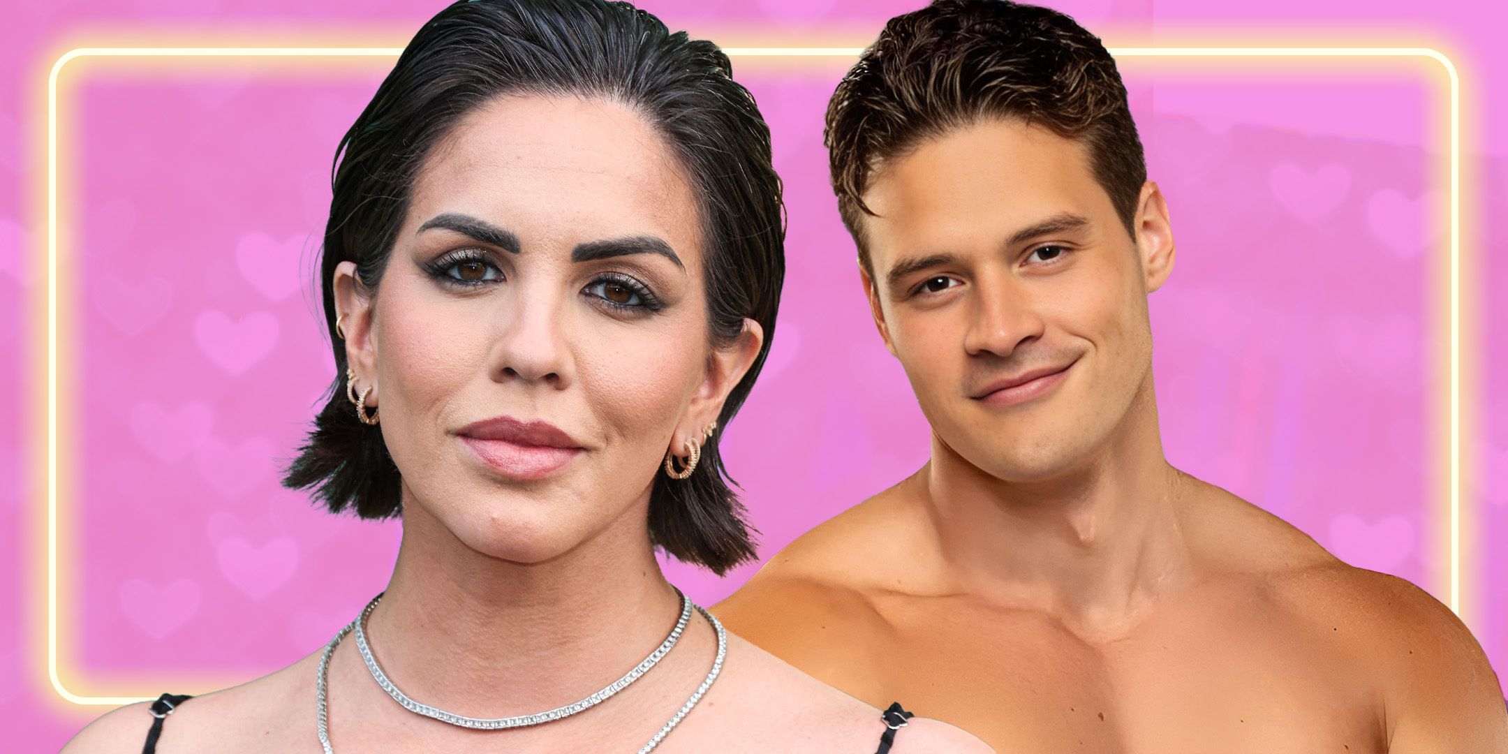 Katie Maloney y Connor Newsom de Love Island fueron vistos en una cena romántica.