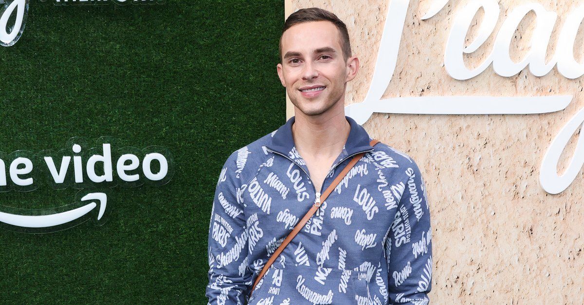 Adam Rippon on the red carpet