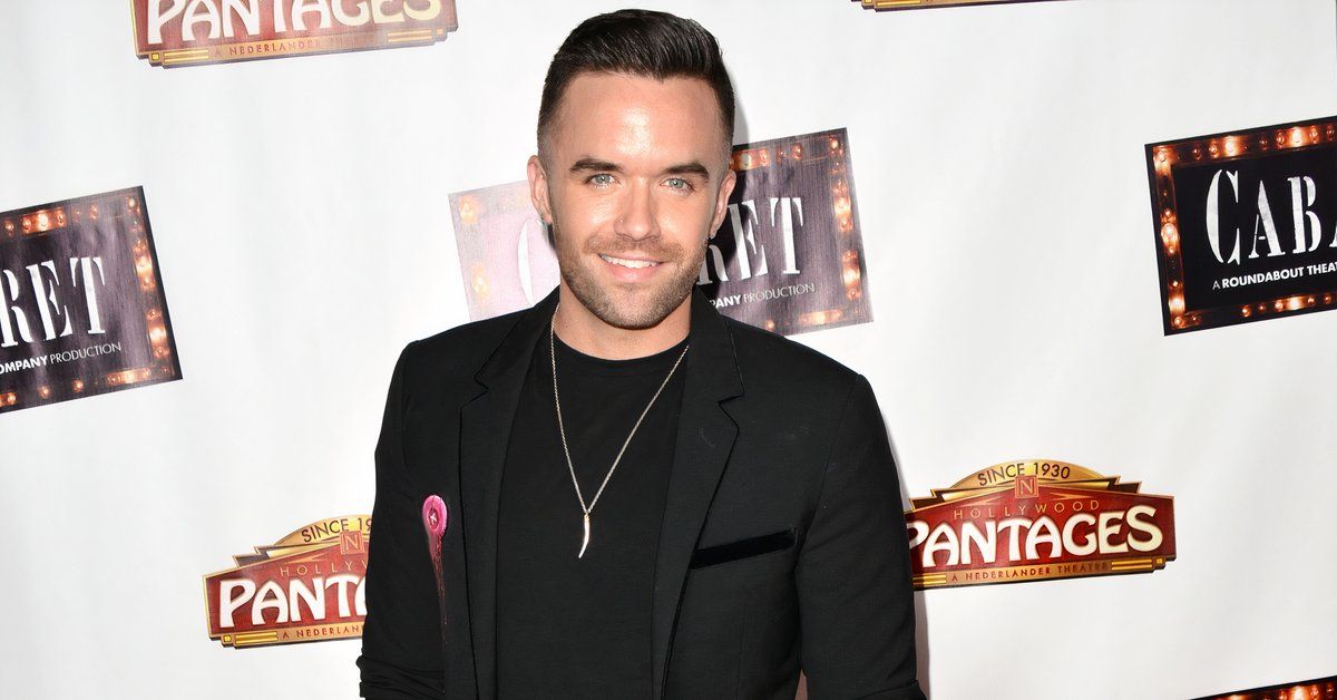 Brian Justin Crum no tapete vermelho