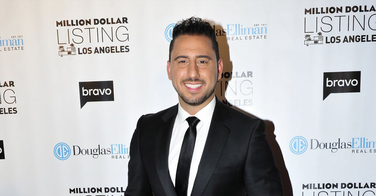 Josh Altman no tapete vermelho