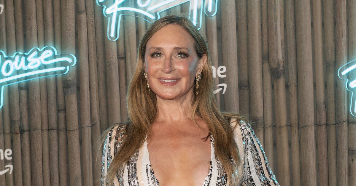 Sonja Morgan en la alfombra roja