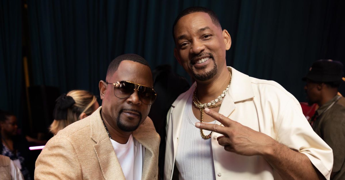 Will Smith e Martin Lawrence estão felizes