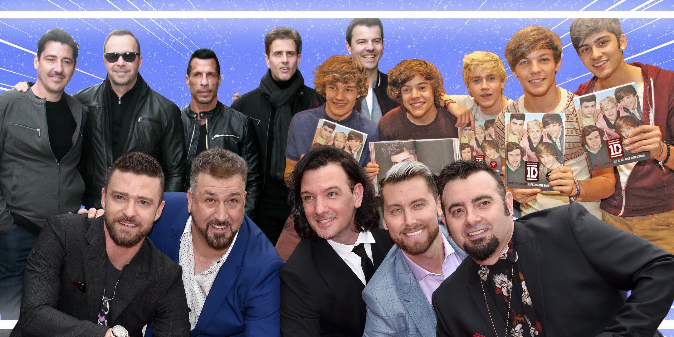 One Direction, NSYNC y New Kids On The Block