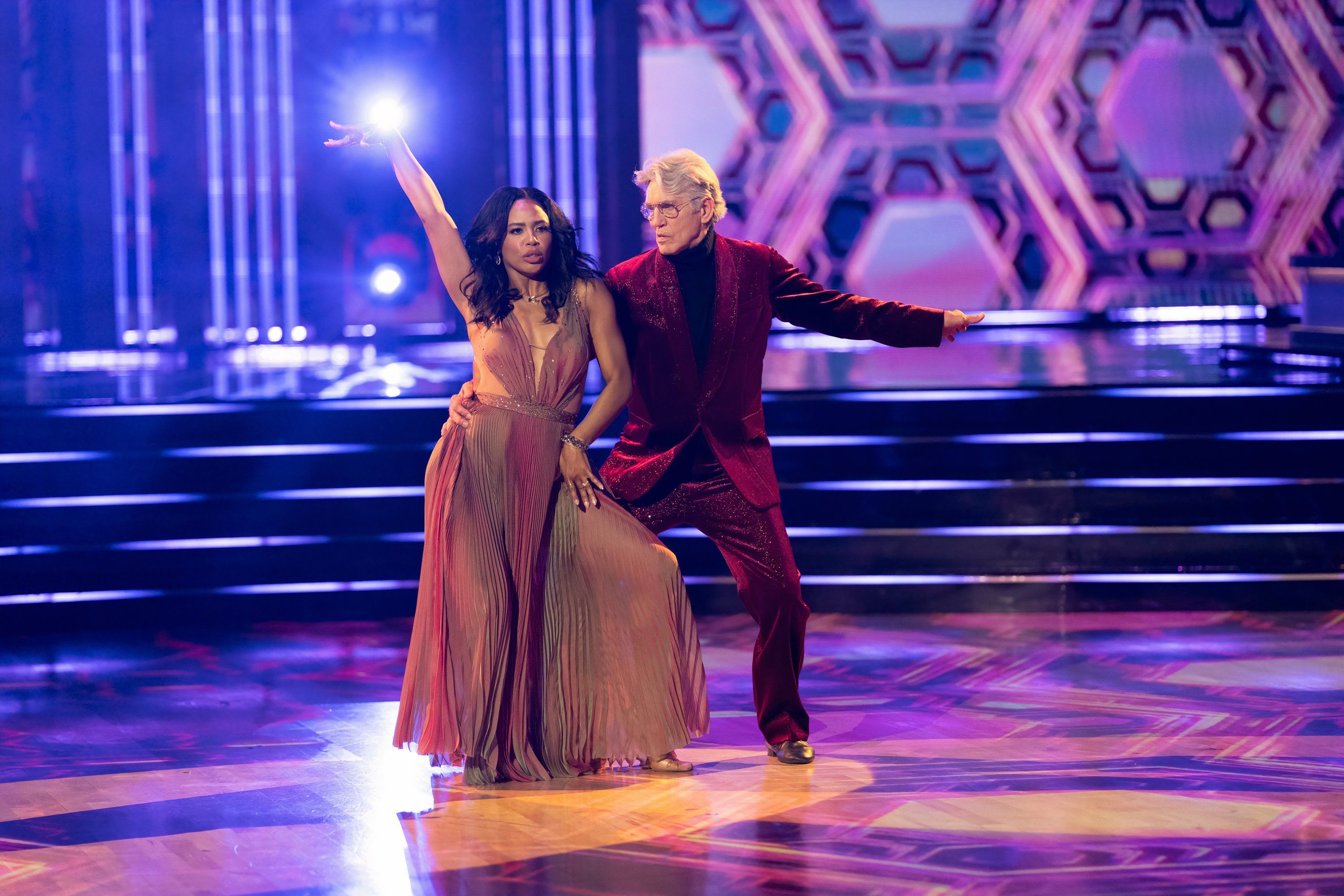 Eric Roberts And Britt Stewart on Dancing With The Stars