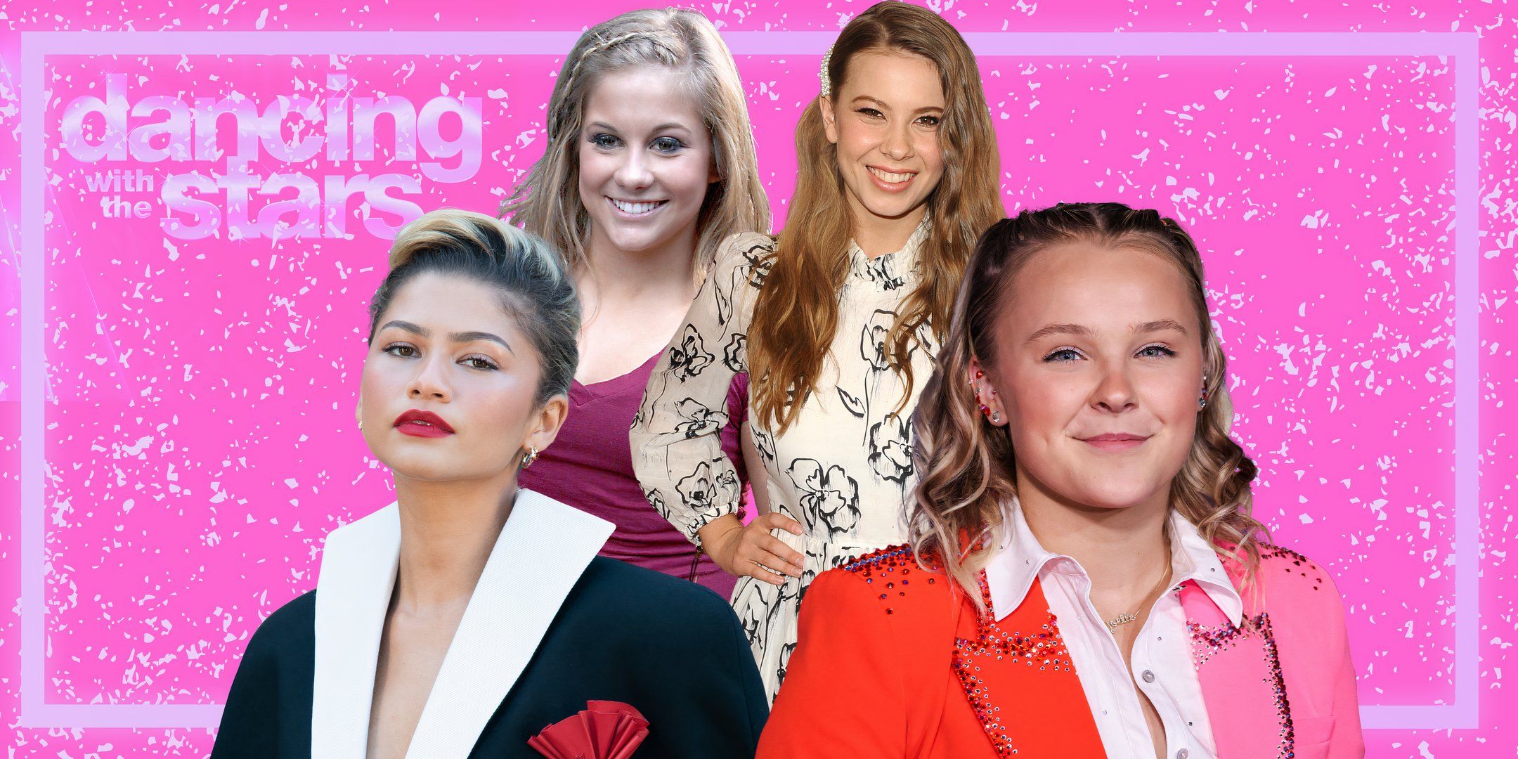 JoJo Siwa, Zendaya, Bindi Irwin y Shawn Johnson