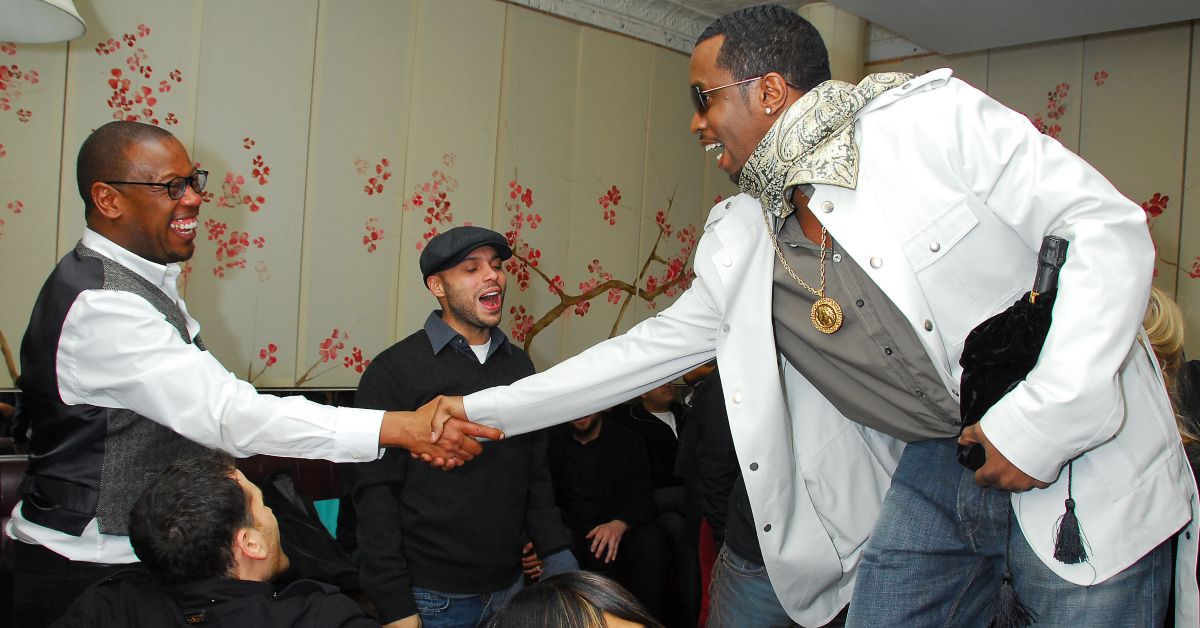 Andre Harrell and Diddy