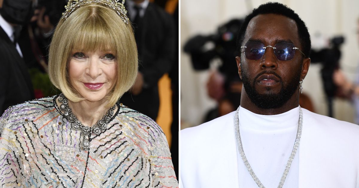 Anna Wintour y Sean "diddy" Peines