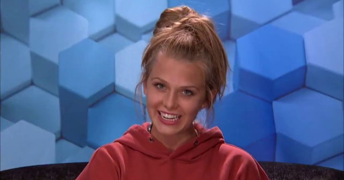 Haleigh Broucher de Gran Hermano en la sala del diario