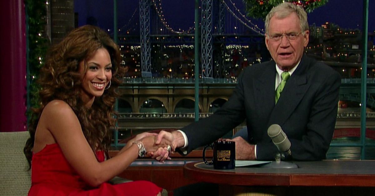 David Letterman habla con Beyoncé