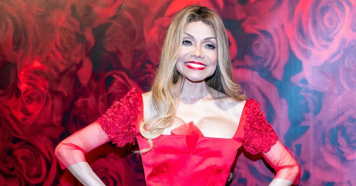 La Toya Jackson en la alfombra roja