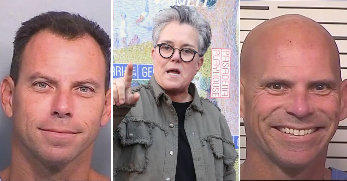 Rosie O'Donnell ao lado de Eric e Lyle Menendez