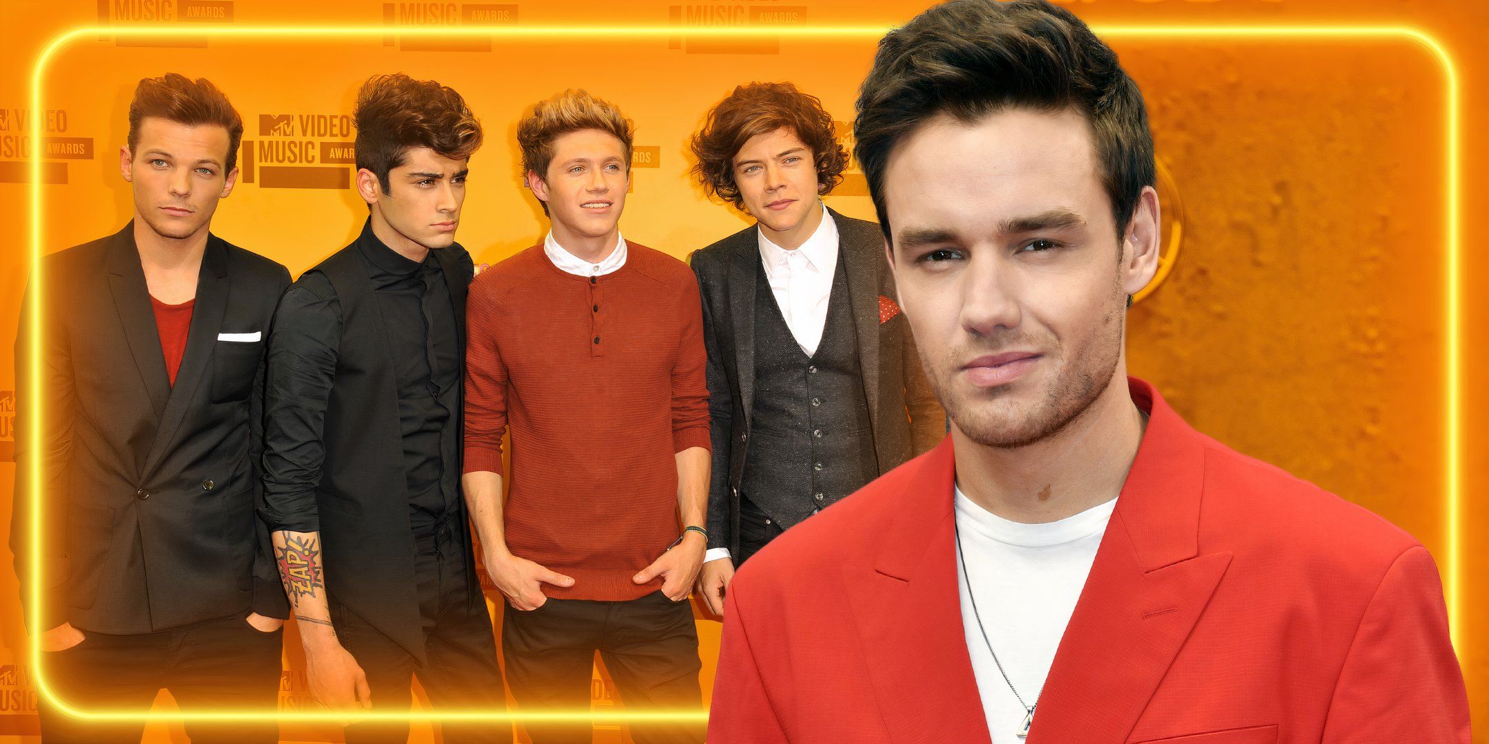 Liam Payne y otros miembros de One Direction