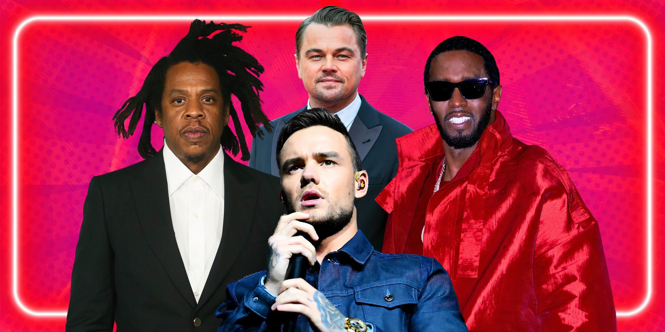 Liam Payne, Diddy, Jay-Z and Leonardo DiCaprio