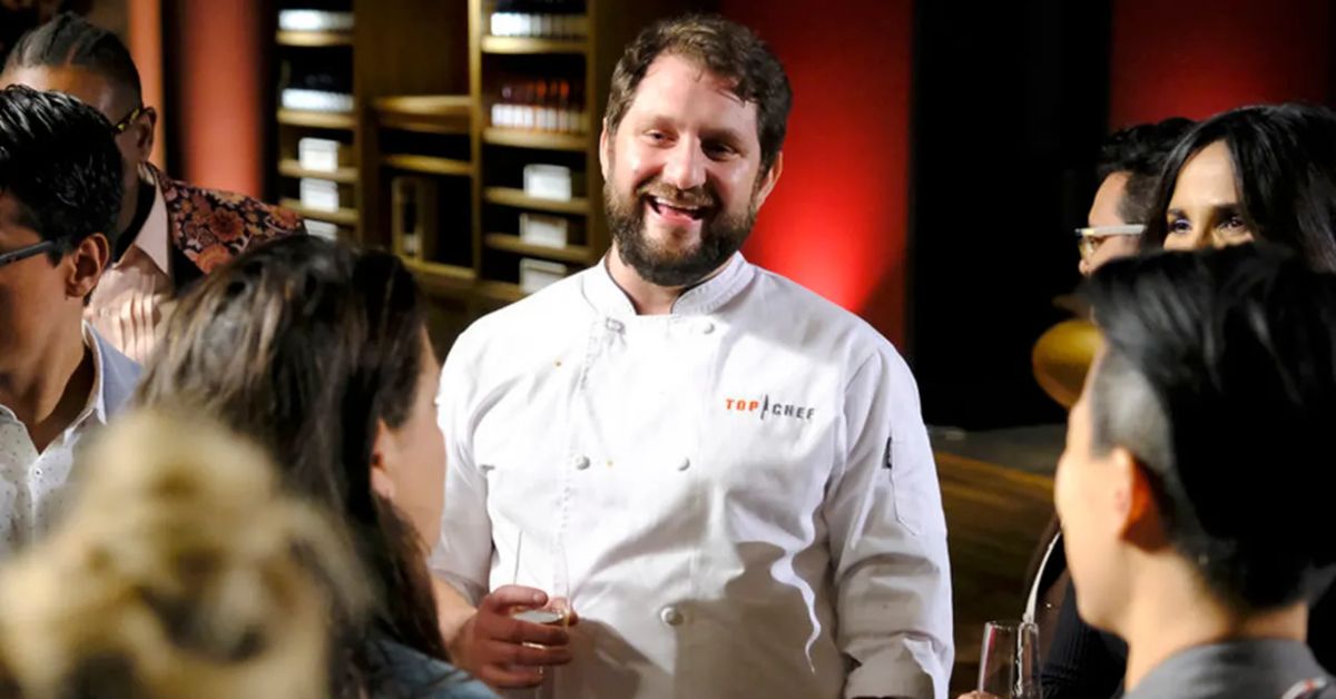 Gabe Erales do Top Chef depois de vencer a temporada