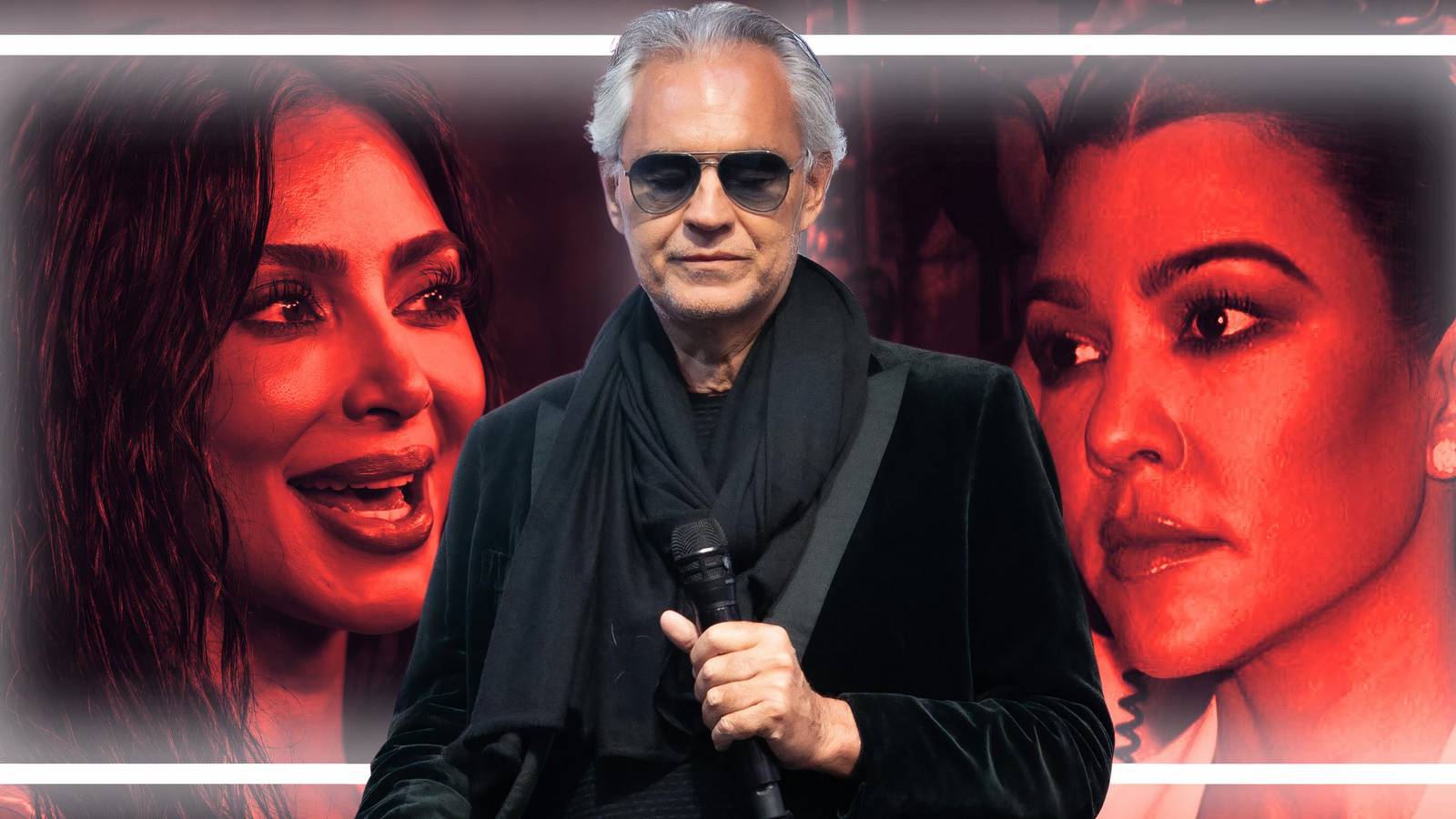 Here's What Andrea Bocelli Thinks Of Superfans Kim And Kourtney