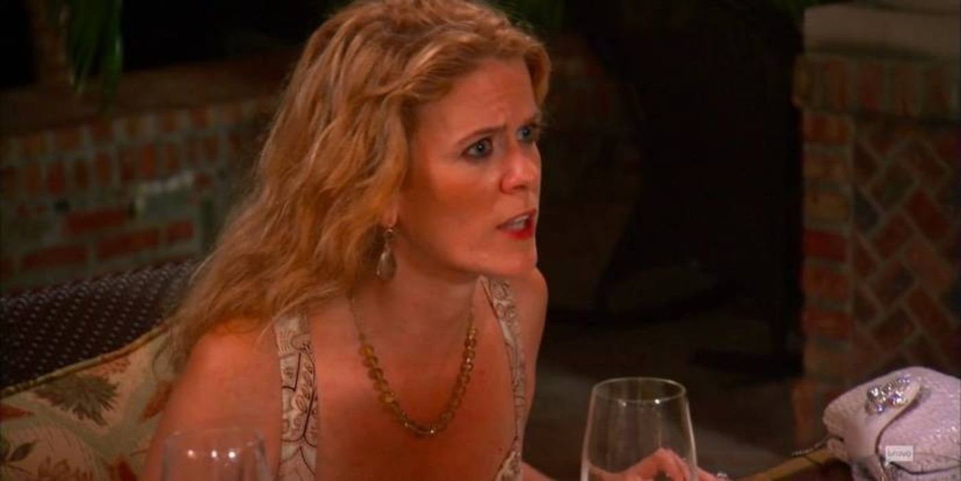 Alex McCord parece desesperado na ilha do terror de RHONY