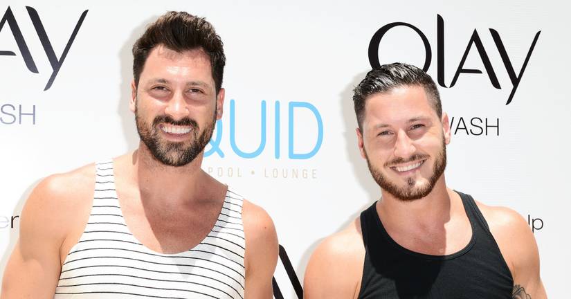 Dancing with the Stars' Maksim Chmerkovskiy and Val Chmerkovskiy smiling