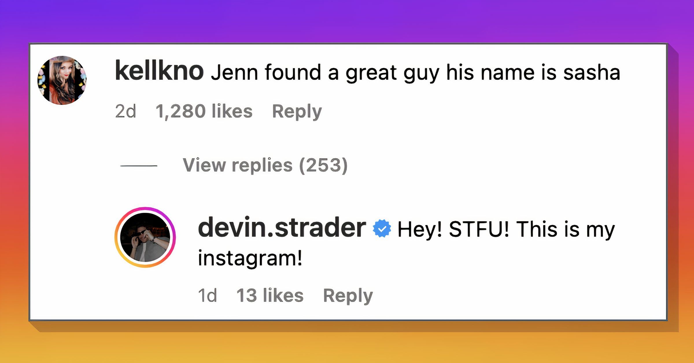 Devin Strader Ezra Sosa Instagram