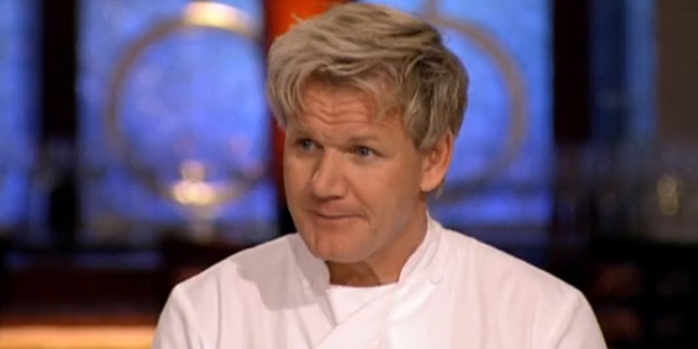 Gordon Ramsay está assistindo pela câmera