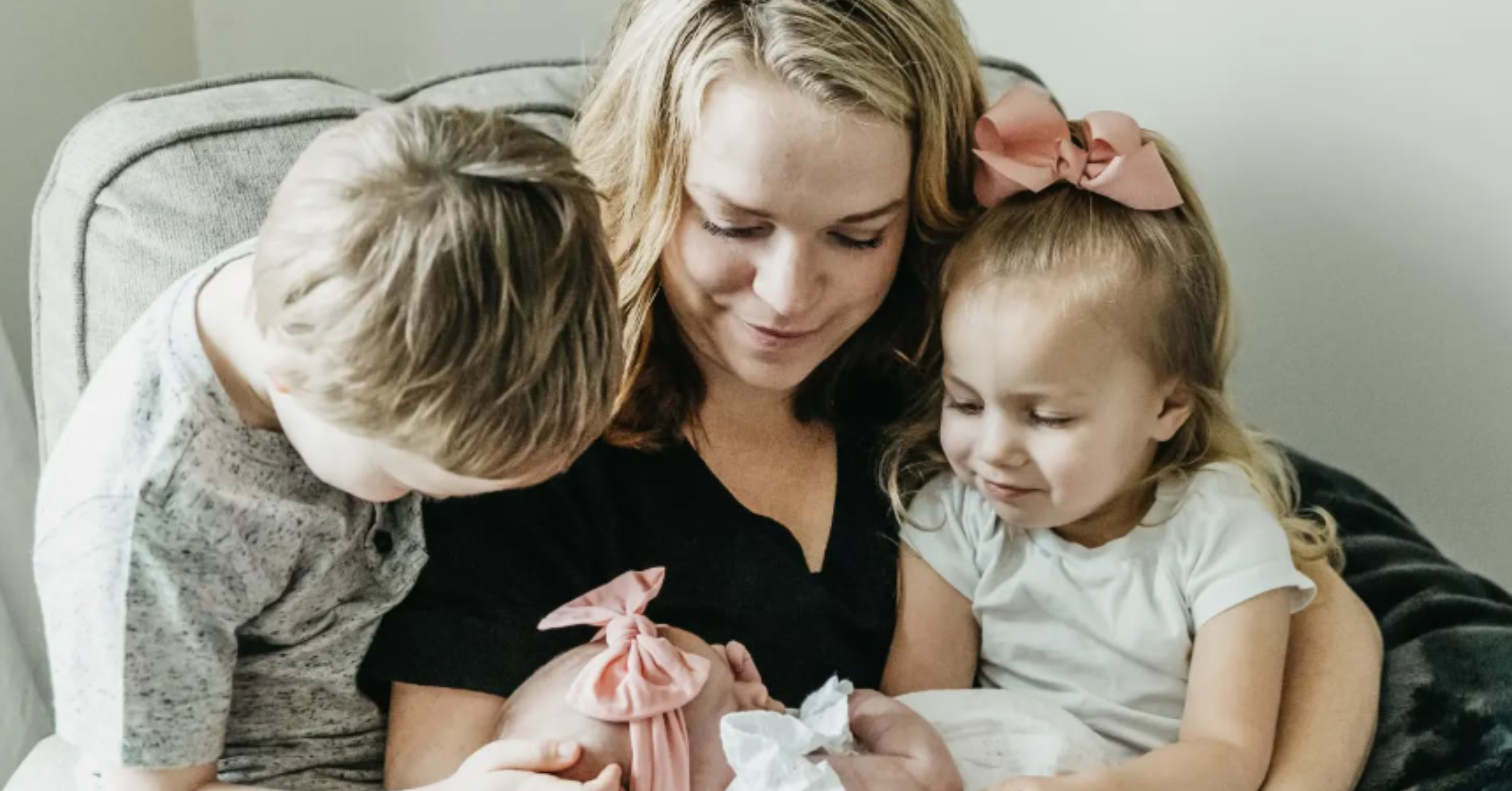 Maddie Brown and children