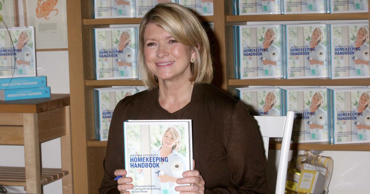 Martha Stewart book signing